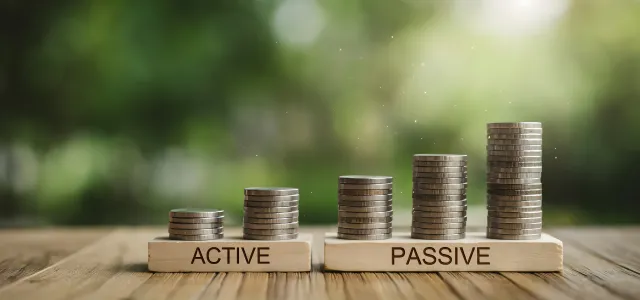 Image showing passive managment is more profitable than active