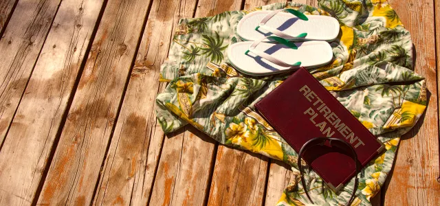 Hawaii Retirement Plan Aloha Shirt Rubber Slippers